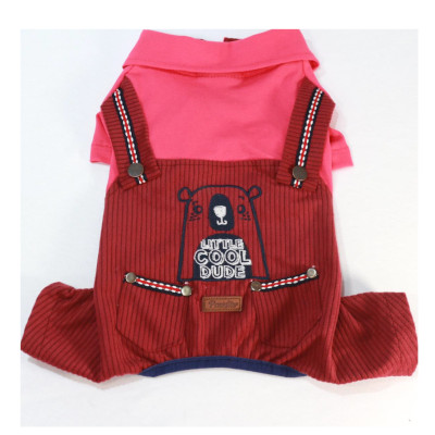 Cool%20Dude-Maroon&Pink%20Romper%20Küçük%20Ve%20Orta%20Irklar%20için%20Köpek%20Kıyafeti