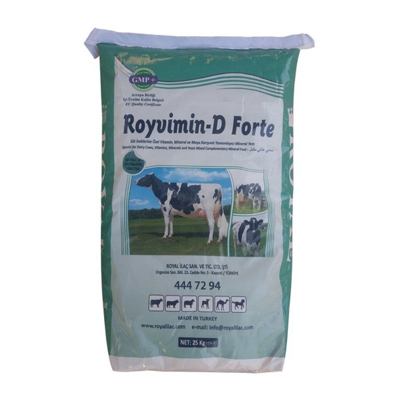 Royalilaç%20Royvimin%20D%20Forte%2025%20Kg%20(%20Torba%20)%20Mayalı%20ve%20Biotinli%20Yem%20Katkılar