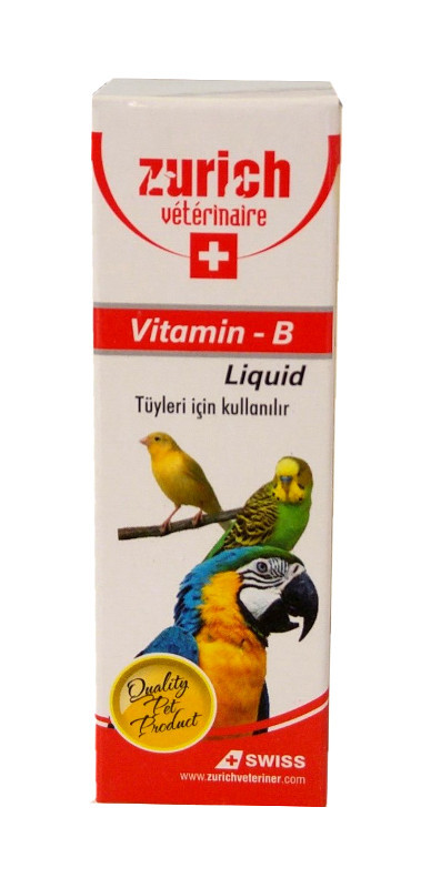 Zurich%20Kuşlar%20için%20B%20Vitamini%2030%20ml