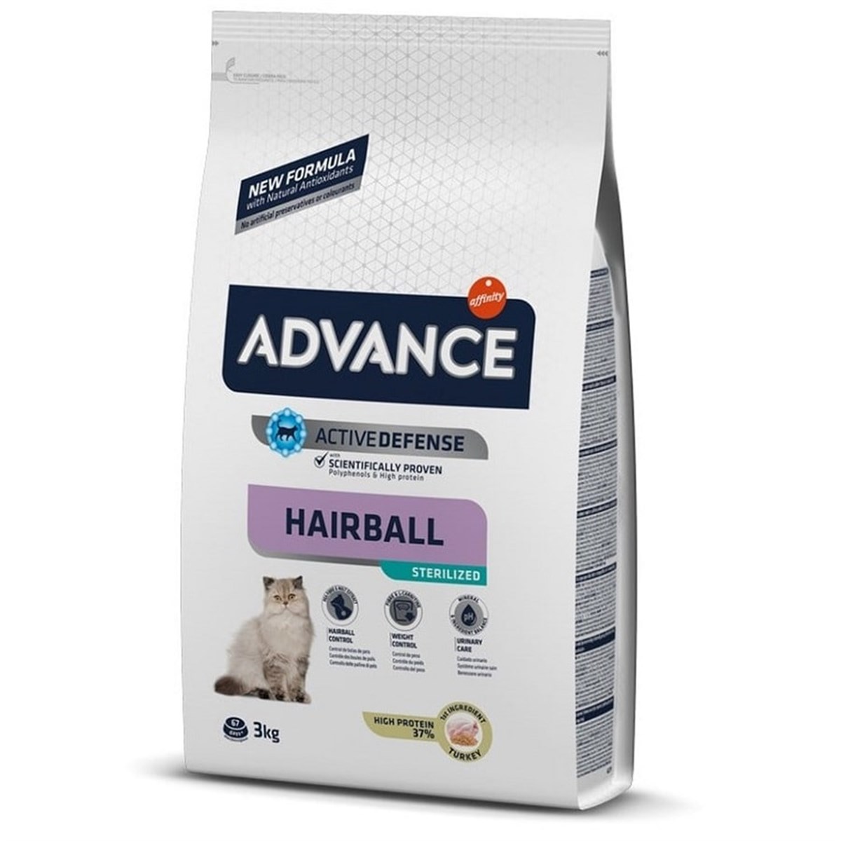 Advance%20Sterilized%20Hairball%20Hindili%20Kısırlaştırılmış%20Kedi%20Maması%203%20Kg