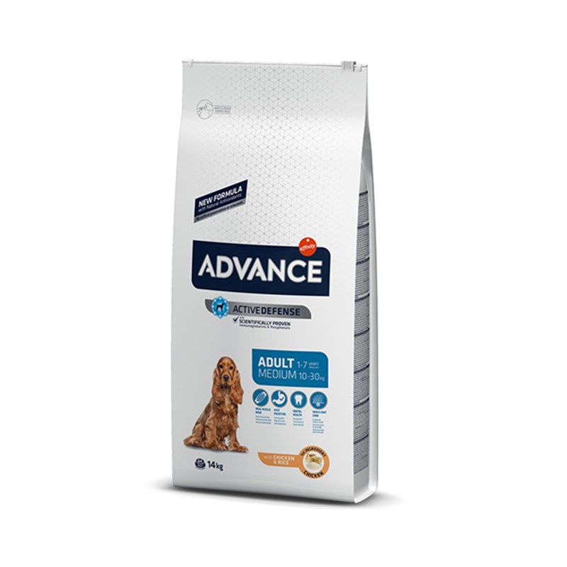 Advance%20Medium%20Adult%20Yetişkin%20Tavuklu%20Köpek%20Maması%2014%20Kg