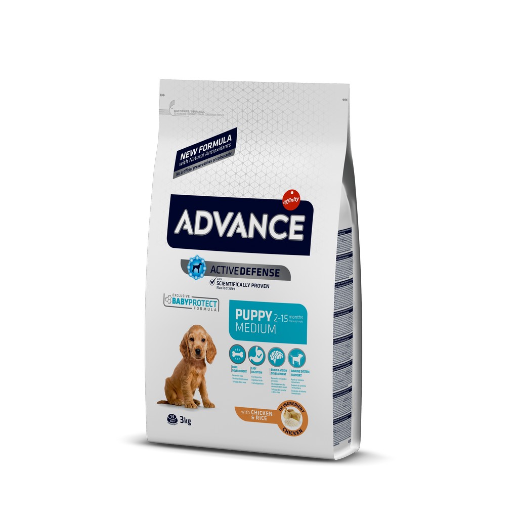 Advance%20Puppy%20Medium%20Tavuklu%20Köpek%20Maması%203%20Kg