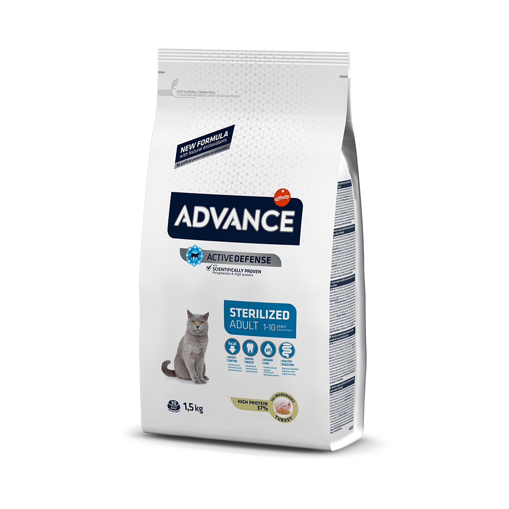 Advance%20Kısırlaştırılmış%20Hindili%20Yetişkin%20Kedi%20Maması%201,5%20Kg