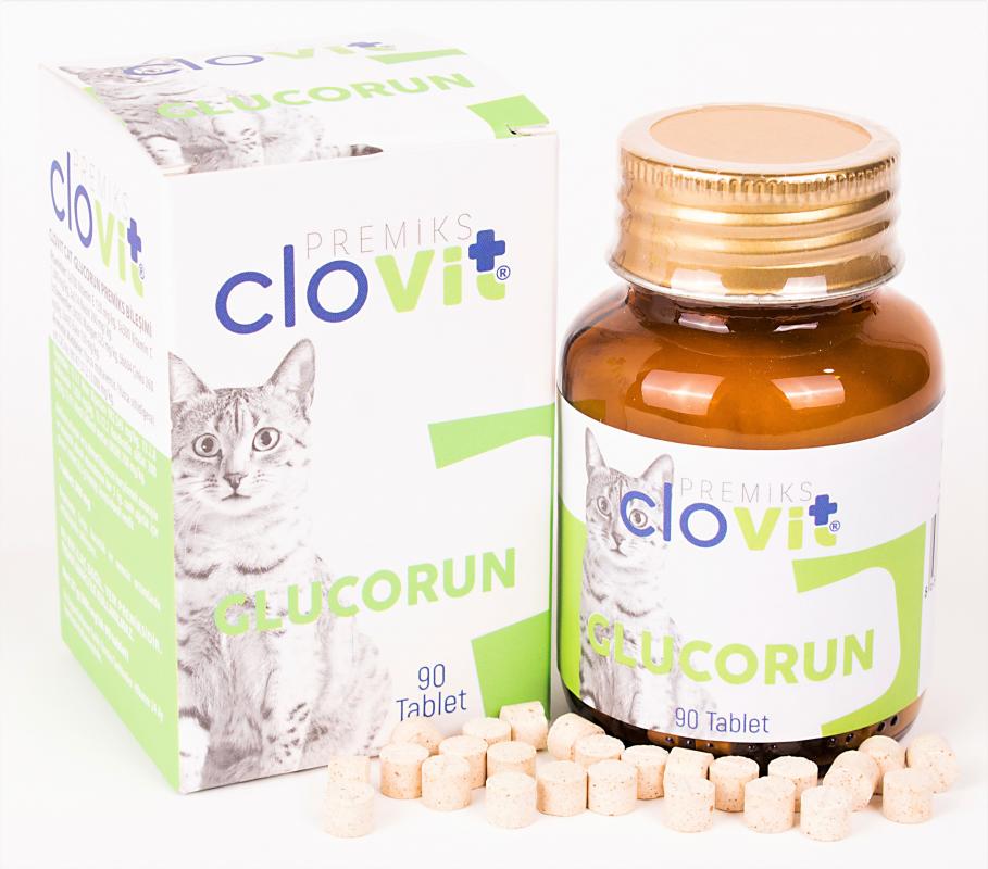 Clovit%20Cat%20Glucorun%20Glukozamin%20kalça,%20eklem,%20iskelet%20destekleyici