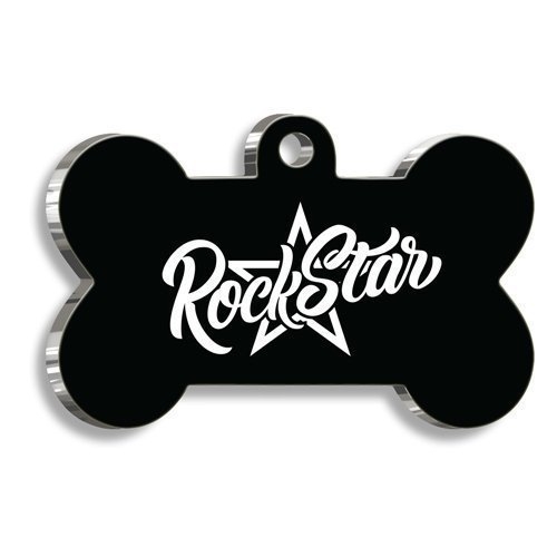 Rock%20Star%20Siyah%20Kedi%20Köpek%20Künyesi