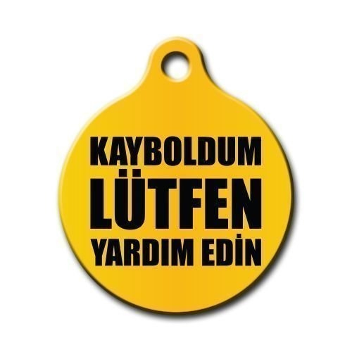 Kayboldum%20Lütfen%20Yardım%20Edin%20Yuvarlak%20Kedi%20Köpek%20Künyesi