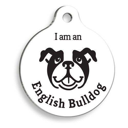 Beyaz%20English%20Bulldog%20Yuvarlak%20Köpek%20Künyesi