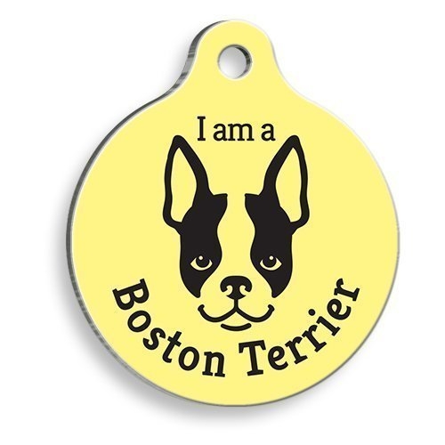 Sarı%20Boston%20Terrier%20Yuvarlak%20Köpek%20Künyesi