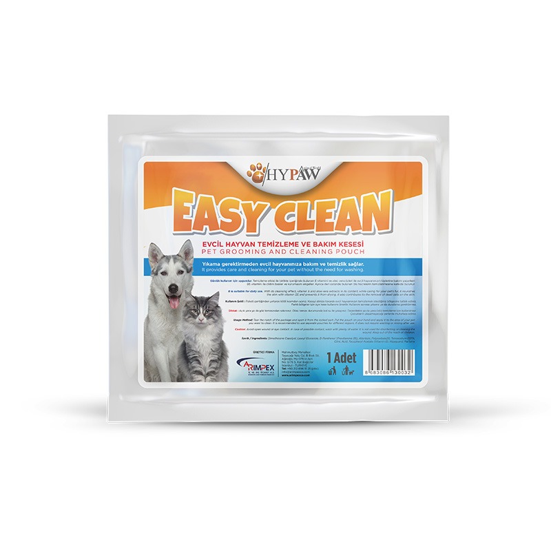 HYPAW%20Clean%20Wipes%20Kedi%20ve%20Köpekler%20için%20Temizleme%20ve%20Bakım%20Kesesi%2023x15cm