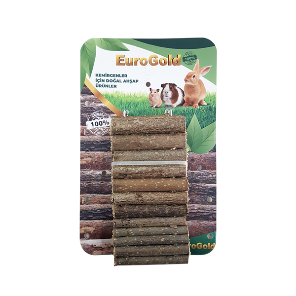 EuroGold%20Doğal%20Ahşap%20Kemirgen%20Tüneli%207x30cm