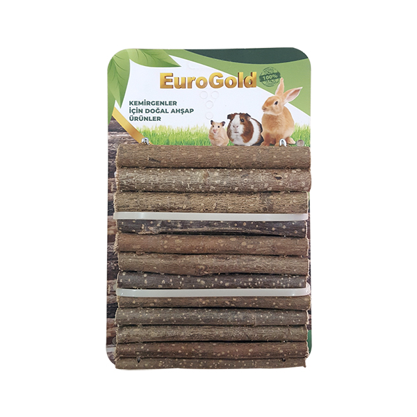 EuroGold%20Doğal%20Ahşap%20Kemirgen%20Tüneli%2012x30cm