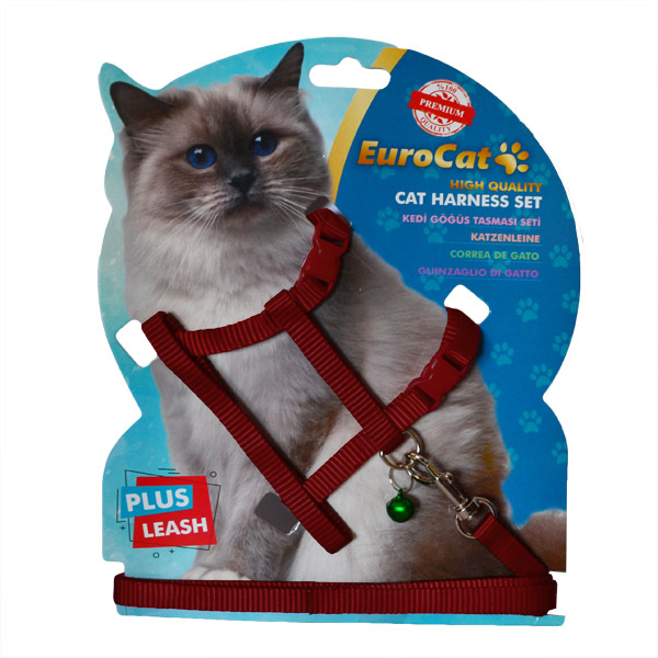 EuroCat%20Kedi%20Göğüs%20Tasması%20Kahverengi