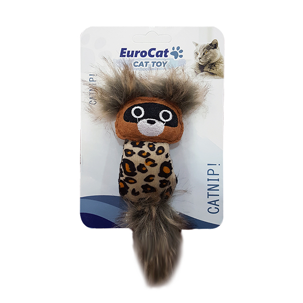 EuroCat%20Kedi%20Oyuncağı%20Leopar%20Sincap%2016%20cm