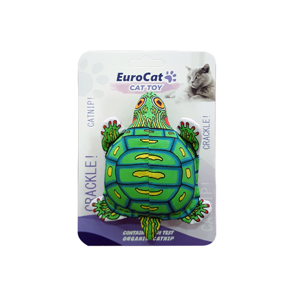 EuroCat%20Kedi%20Oyuncağı%20Kaplumbağa%2011%20cm