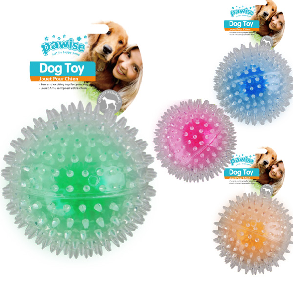 Pawise%20Flash%20Bouncer%20Ball%20Işıklı%20Şeffaf%20Plastik%20Top%20Köpek%20Oyuncağı%2012%20cm