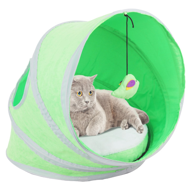 Pawise%20Kedi%20Çadırı%20Yataklı%2038x38x43%20cm