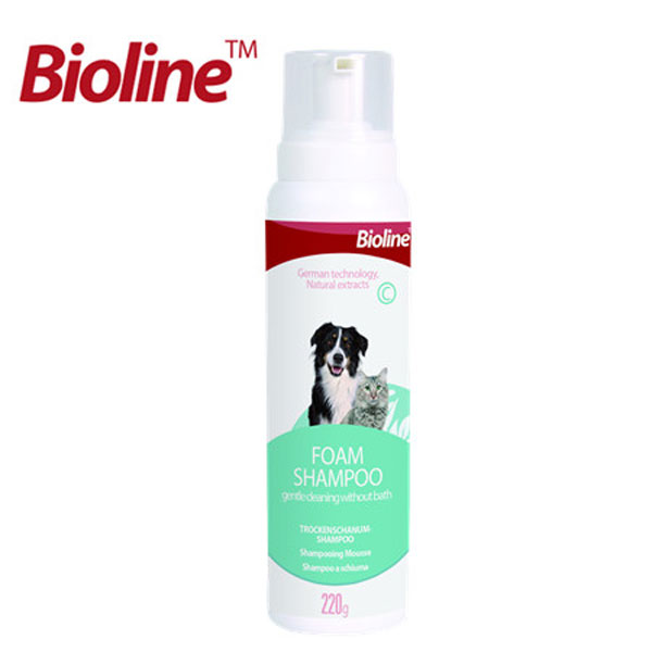 Bioline%20Kedi%20ve%20Köpek%20Köpük%20Şampuan%20220%20Gr