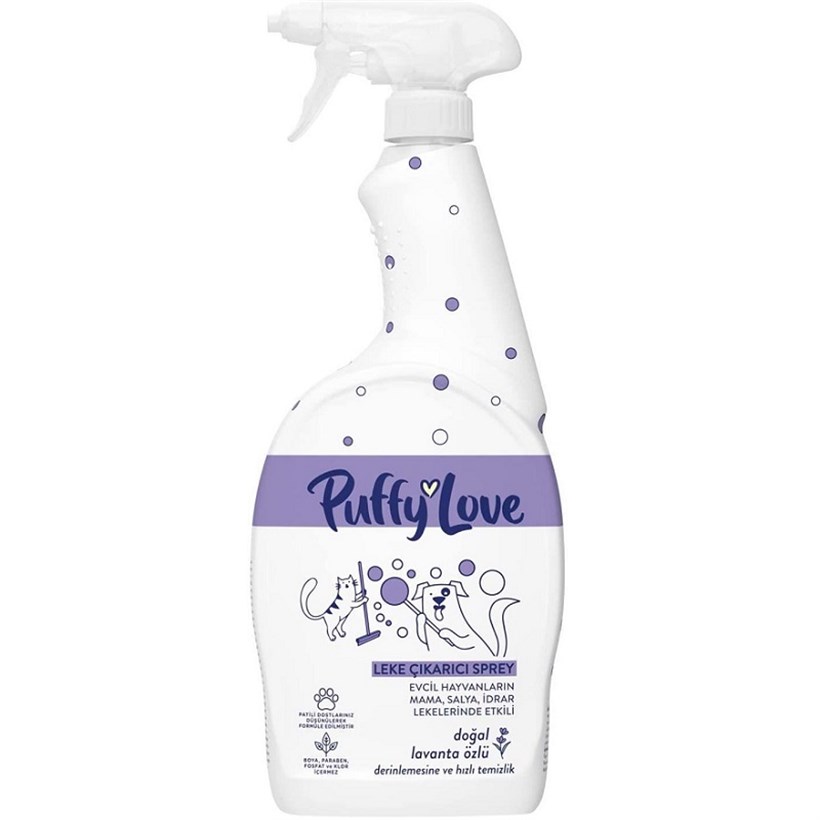 Puffy%20Love%20Kedi%20ve%20Köpek%20Lavanta%20Özlü%20Leke%20Çıkarıcı%20Sprey%20750%20Ml