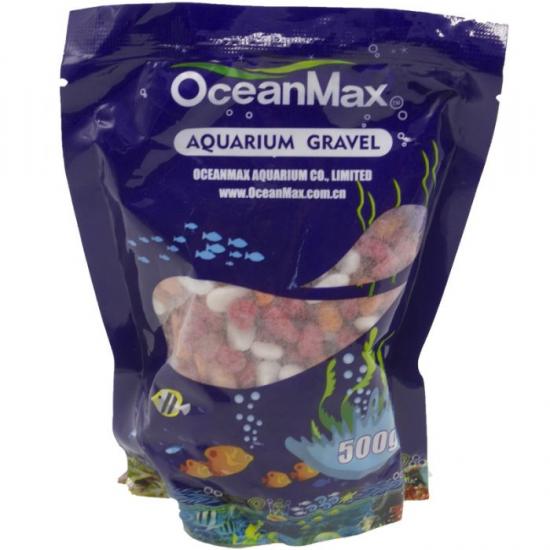 201226-OCEANMAX MİX COLOR RENKLİ ÇAKIL 5-8MM 500GR