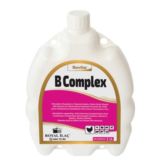 Royalilaç Avian B Complex 1 Lt Kanatlı Hayvanlar B ve K vitamini Karaciğer Koruyucu