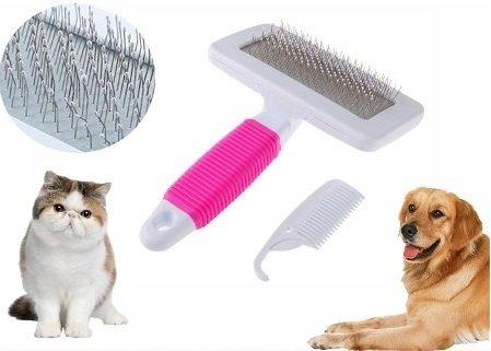 Plastik Uçlu Kedi Köpek Tarağı 9*14 cm