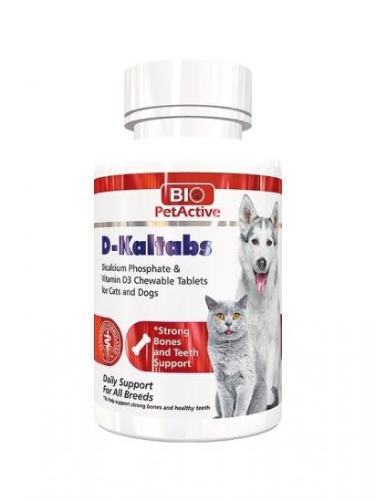 Bio Pet Active D-Kaltabs Kedi ve Köpekler Için Kalsiyum Tablet 84 Tb