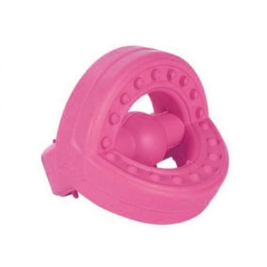 Köpek diş bakım oyuncağı kauçuk 8.5 cm- 8 cm Pembe