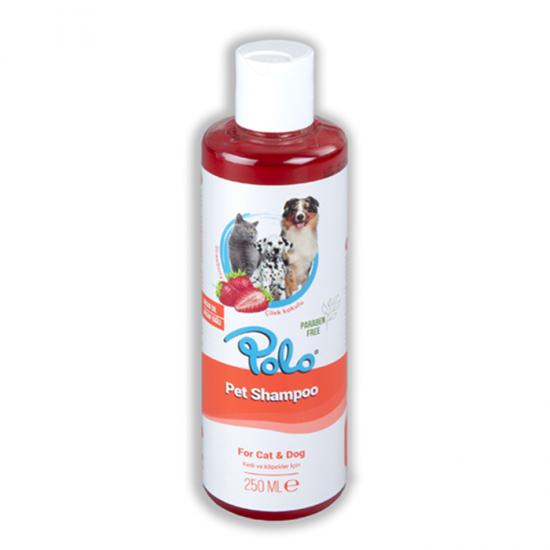 Polo Polo Argan Yağlı Çilek Kokulu Kedi Köpek Şampuanı 250 ml