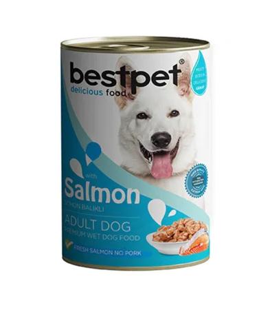 BestPet Somonlu Soslu Yetişkin Köpek Konservesi 400gr