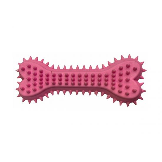 Köpek Tırtıklı Dental Oyuncak 5*15 cm Pembe