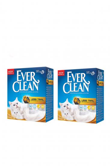 Ever Clean Less Trail(Patilere Yapışmayan)Kedi Kumu 6 LT X 2 ADET