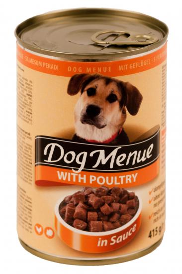 Dog menue Kümes Hayvanlı Köpek Konservesi 415 Gr (10 Adet)