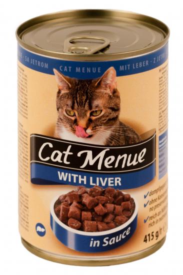 Cat menue Ciğerli Kedi Konservesi 415 Gr (10 Adet)