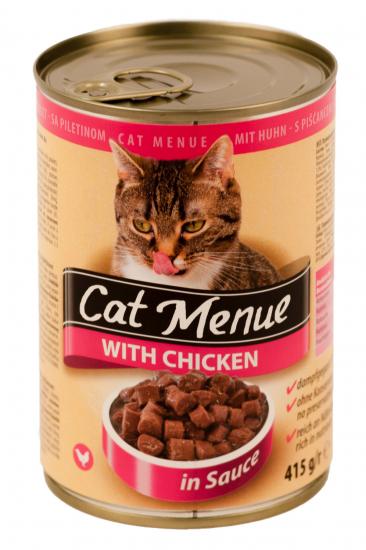 Cat menue Tavuklu Kedi Konservesi 415 Gr (10 Adet)