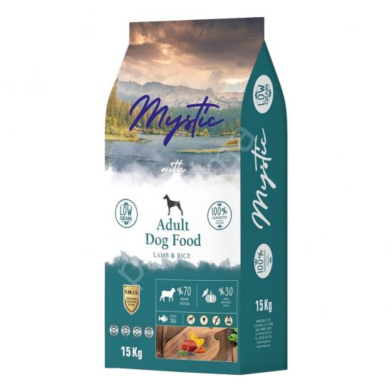 Mystic Az Tahıllı Yetişkin Kuzulu Köpek Maması 15 Kg