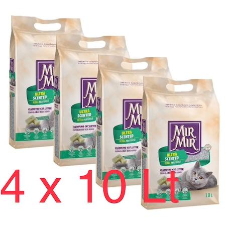 Mırmır Bentonit Marsilya Kedi Kumu 4 X 10 Lt