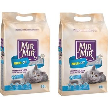 Mırmır Bentonit Multicat Kedi Kumu 2 x 10 lt