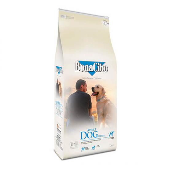 BonaCibo Adult Dog Tavuklu ve Balıklı Yetişkin Köpek Maması 15 Kg