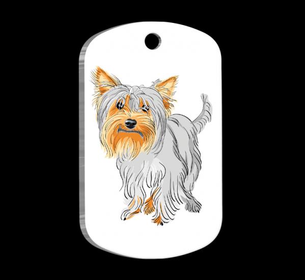 Yorkshire Terrier Resimli Köpek Künyesi