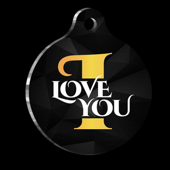 I Love You Pet Tag