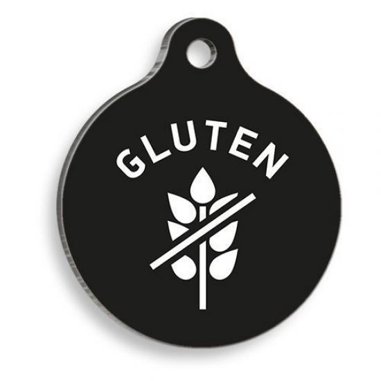 Gluten Alerjisi Yuvarlak Kedi ve Köpek Künyesi