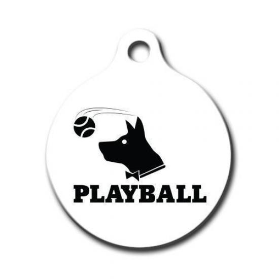 Playball Yuvarlak Köpek Künyesi