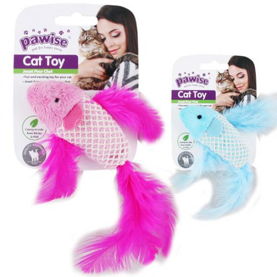 Pawise Catnipli Peluş Balık Kedi Oyuncağı 9 cm