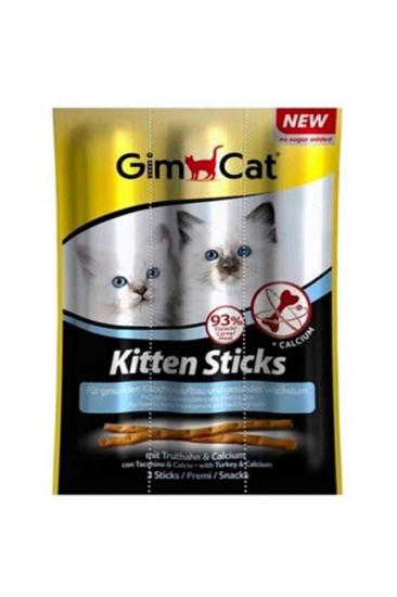 Gimcat Sticks Kitten Hindili Yavru Kedi Ödül Çubukları 3x3gr