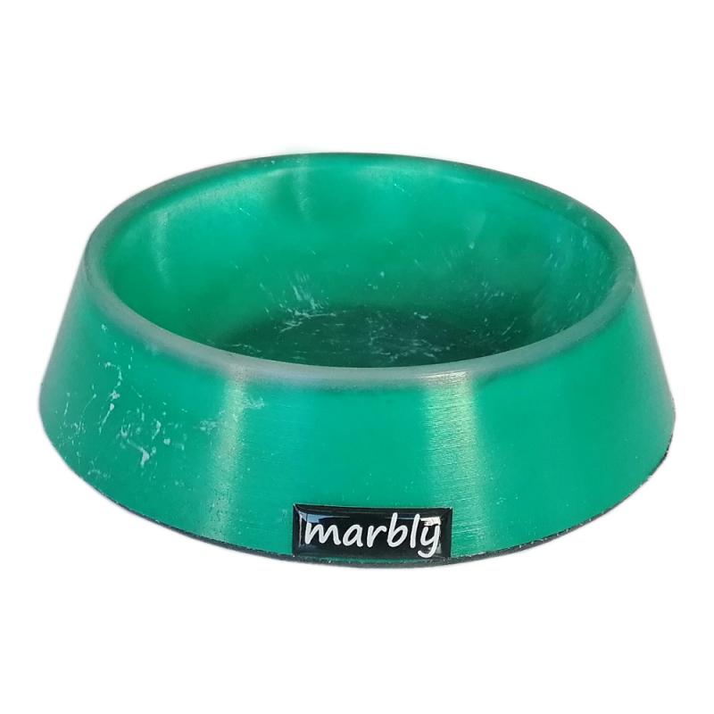 Marbly%20Yeşil%20Dalgalı%20Mermerit%20Köpek%20Mama%20Su%20Kabı%201000%20ml